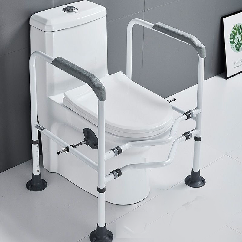 Safety Toilet Handrail Frame, No-Drill Support for Elderly Bathroom Use ...