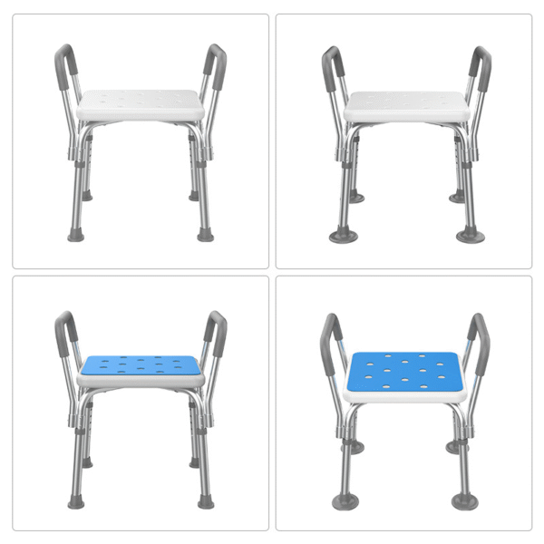 Non-Slip Shower Bath Stool for Bathroom, Stable and Comfortable Seat - Image 3