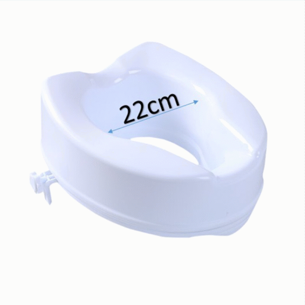 Elevated Toilet Seat with Handrails for Elderly, Pregnant & Disabled - Image 3