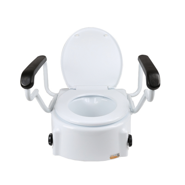 Elevated Toilet Seat with Handrails for Elderly, Pregnant & Disabled - Image 4