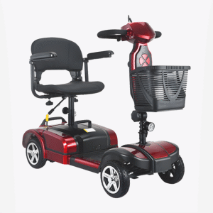 Safe Foldable Four-Wheel Electric Mobility Scooter for Elderly