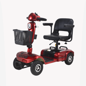 Foldable Electric Mobility Scooter for Seniors, Lightweight 4-Wheel Design