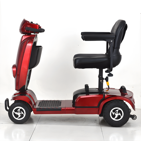 Powerful Dual-Seat Electric Mobility Scooter, Four-Wheel Assistive Vehicle