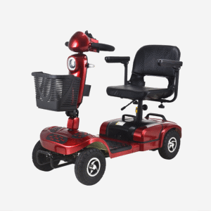 Lightweight Foldable Four-Wheel Mobility Scooter for Seniors & Disabled