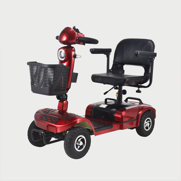 Lightweight Foldable Four-Wheel Mobility Scooter for Seniors & Disabled