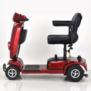 Foldable Dual-Seat Four-Wheel Mobility Scooter for Seniors & Disabled