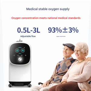 Générateur d'oxygène portable 3L pour usage domestique, adapté aux personnes âgées et aux femmes enceintes