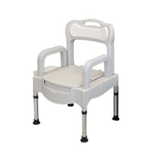 Portable Commode Chair for Elderly, Disabled & Hemiplegic Individuals