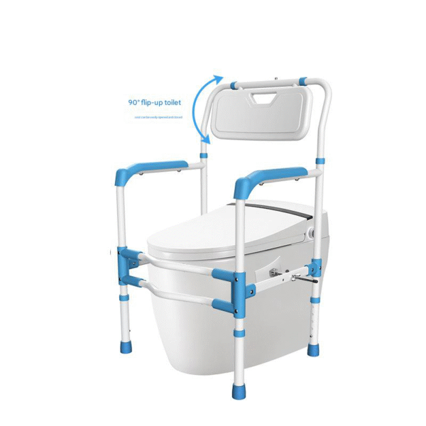Safety Toilet Handrail for Elderly, Assistive Bathroom Support Frame