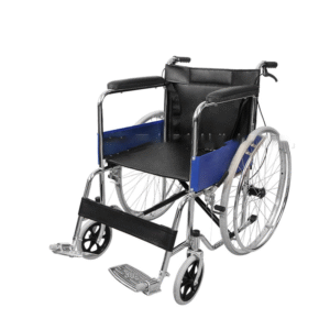Foldable Lightweight Wheelchair with Toilet & Soft Seat for Elderly