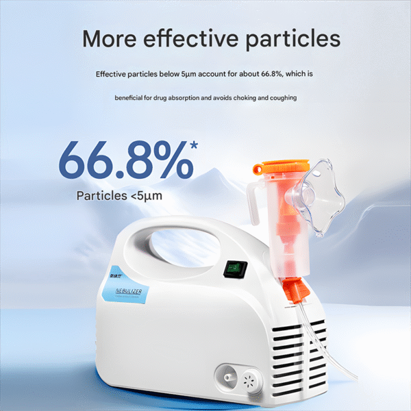 Medical Nebulizer Device for Family, Air Compression with Mask and Pump - Image 2