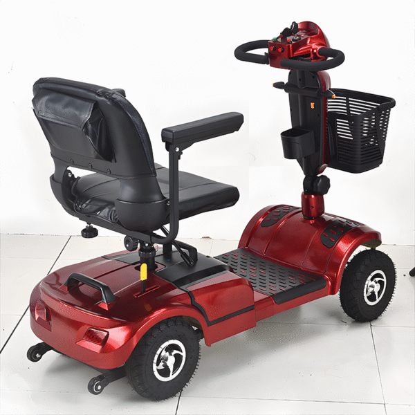 Foldable Electric Mobility Scooter for Seniors, Lightweight 4-Wheel Design - Ảnh 2