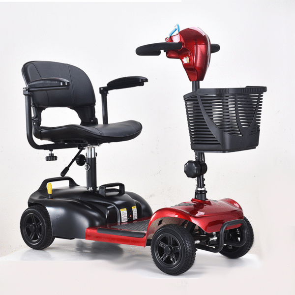 Foldable Lithium Battery Mobility Scooter, Safe Four-Wheel for Elderly - Ảnh 2