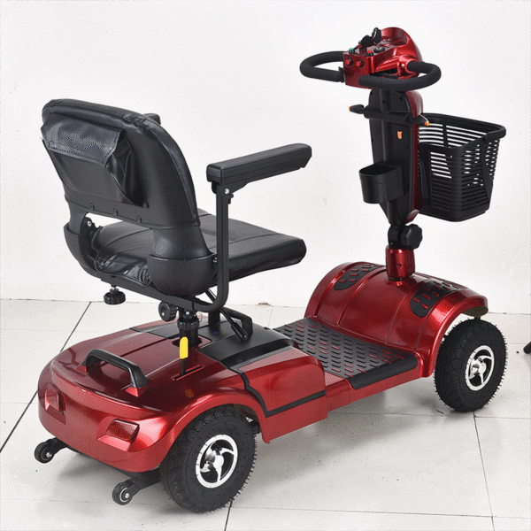 Lightweight Foldable Four-Wheel Mobility Scooter for Seniors & Disabled - Ảnh 2