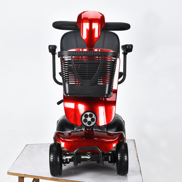 Foldable Compact Four-Wheel Mobility Scooter for Elderly, Battery-Powered - Ảnh 2