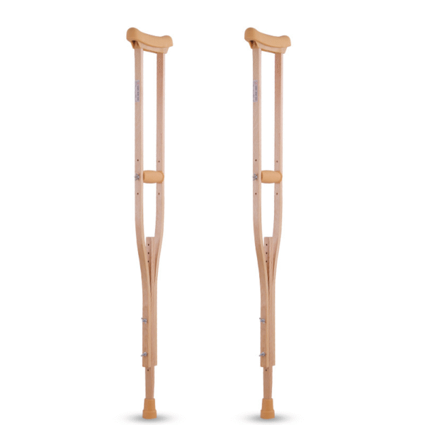 Adjustable Wooden Underarm Crutches for Elderly & Disabled, Direct from Manufacturer - Bild 2