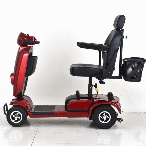Foldable Dual-Seat Four-Wheel Mobility Scooter for Seniors & Disabled - Ảnh 3
