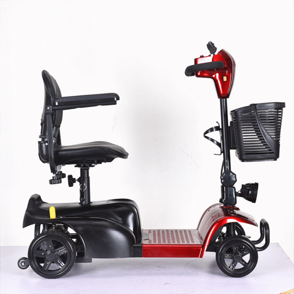 Smart Foldable Four-Wheel Electric Scooter for Elderly & Family Use - Ảnh 3