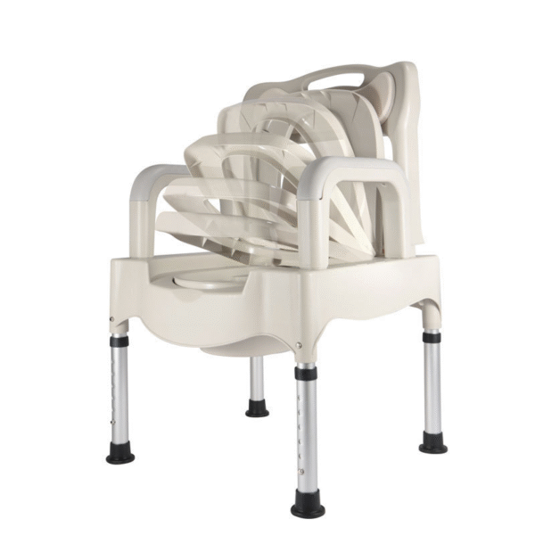 Portable Commode Chair for Elderly, Disabled & Hemiplegic Individuals - Image 3