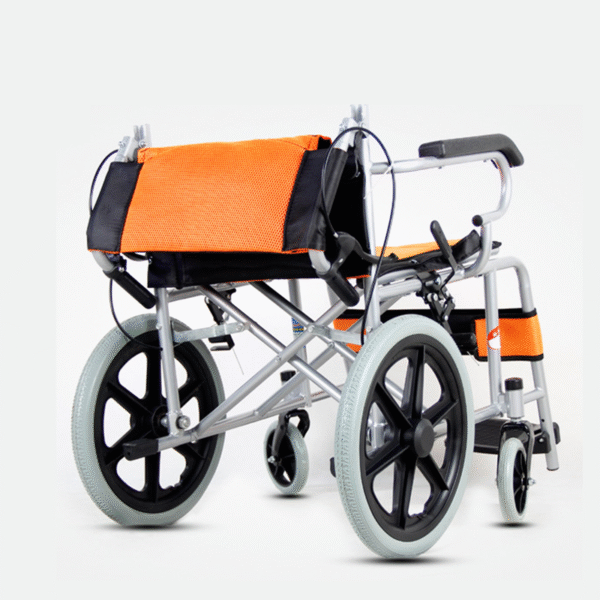 Foldable Lightweight Nursing Wheelchair for Elderly, Disabled & Children - Image 3