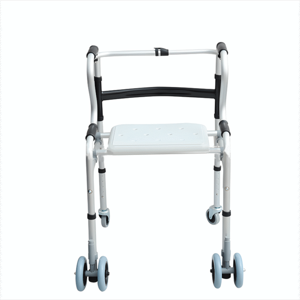 Aluminum Alloy Wheeled Walker with Seat for Elderly & Disabled - Image 3