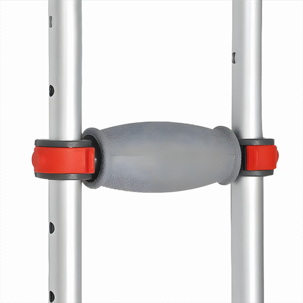 Foldable Aluminum Alloy Underarm Crutches, Non-Slip Walking Aid - Ảnh 4