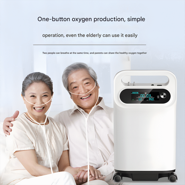 5L Home Oxygen Machine with Nebulizer, For Elderly & Pregnant Women, Portable - Image 4