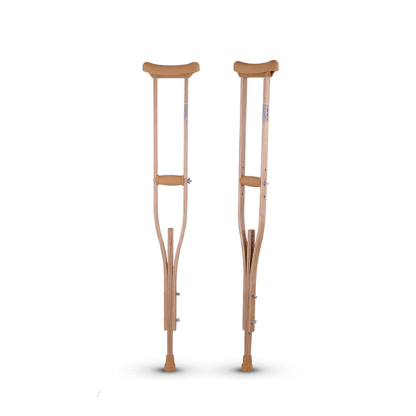 Adjustable Wooden Underarm Crutches for Elderly & Disabled, Direct from Manufacturer - Bild 5