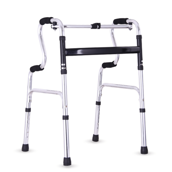 Adjustable Foldable Aluminum Alloy Walker for Seniors, Four-Leg Support - Ảnh 5